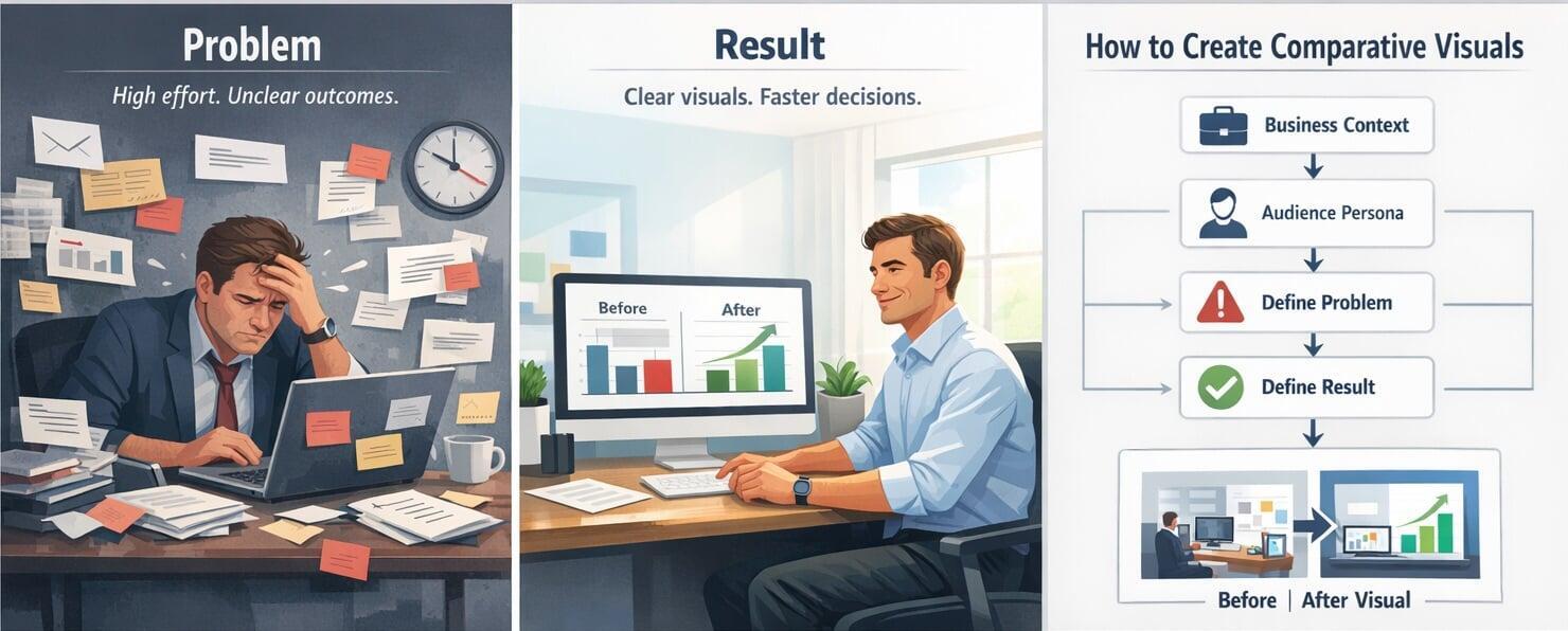 The Role of Comparative Visuals in Reducing Cognitive Load in Marketing
