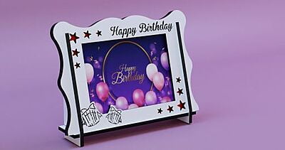 Party Perfect Happy Birthday Frame (VGFRHBD004) Party Perfect Happy Birthday Frame (VGFRHBD004)