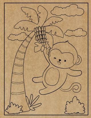 Animal Engraved Canvas