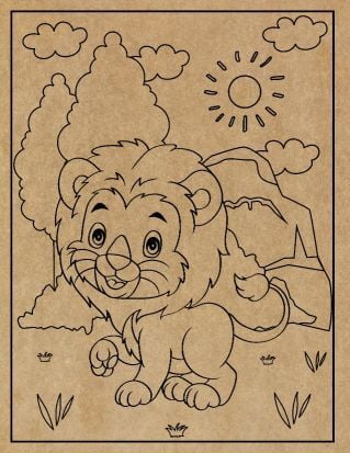 Animal Engraved Canvas
