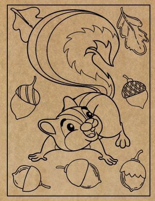 Animal Engraved Canvas