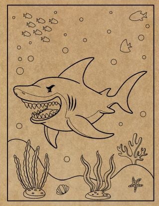 Animal Engraved Canvas