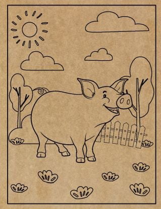 Animal Engraved Canvas