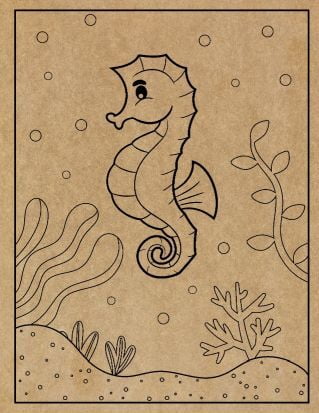 Animal Engraved Canvas