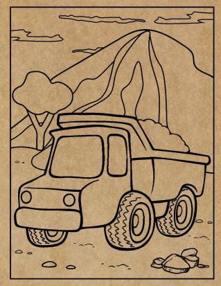 Construction Engraved Canvas